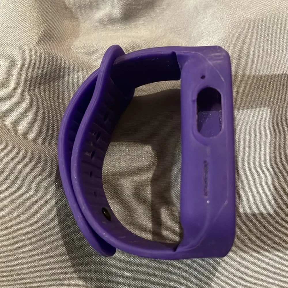 Kurio watch strap Purple Silicone for Smartwatch.